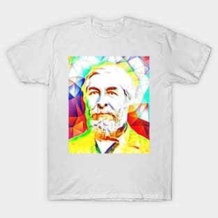 Jean Charles Galissard de Marignac Colourful Portrait | Jean Charles Galissard de Marignac Artwork 9 T-Shirt